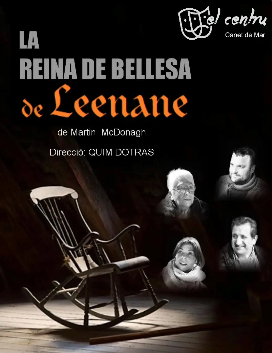 17 i 18 d'octubre al TMC-CENTRU últimes representacions de La Reina de Bellesa de Leenane. Una de les obres més representades i guardonades de la companyia de teatre d'El Centru.
Entrades disponibles a https://entrapol.is/JALEV